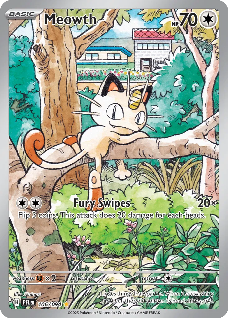 PokeDATA - Check current Pokemon card values for Meowth 106!